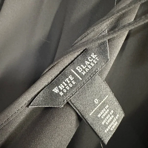 White House Black Market Black Romper - Picture 6 of 8